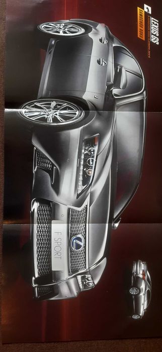 Plakat Lexus GS - do garażu