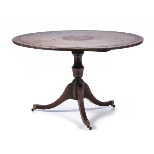 Mesa de centro redonda inglesa - Século XIX