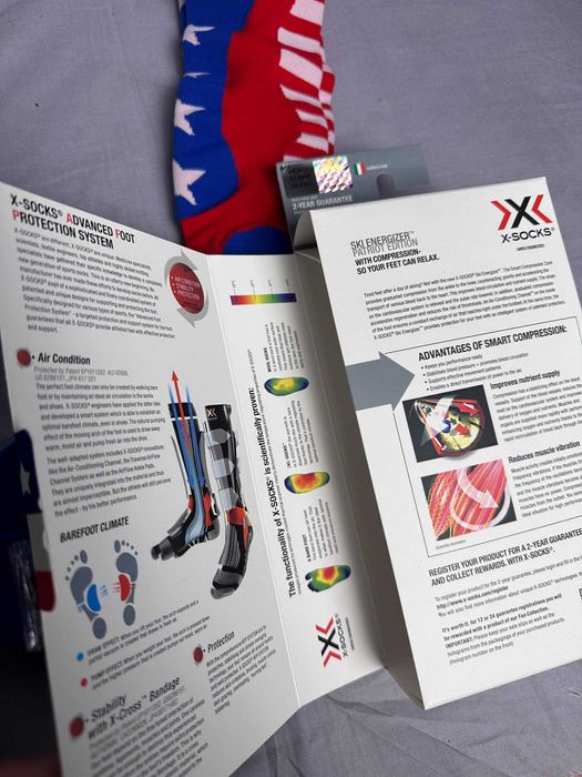 Термошкарпетки X-Bionic Ski Patriot 4.0 термоноски лижні 42-44