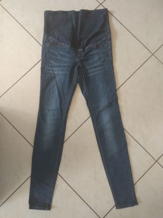 Spodnie ciążowe H&M MAMA super skinny 36