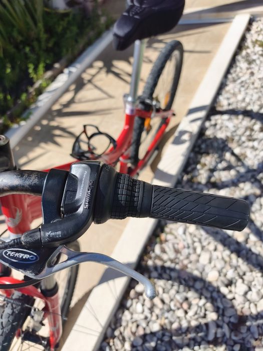 Bicicleta junior vermelha