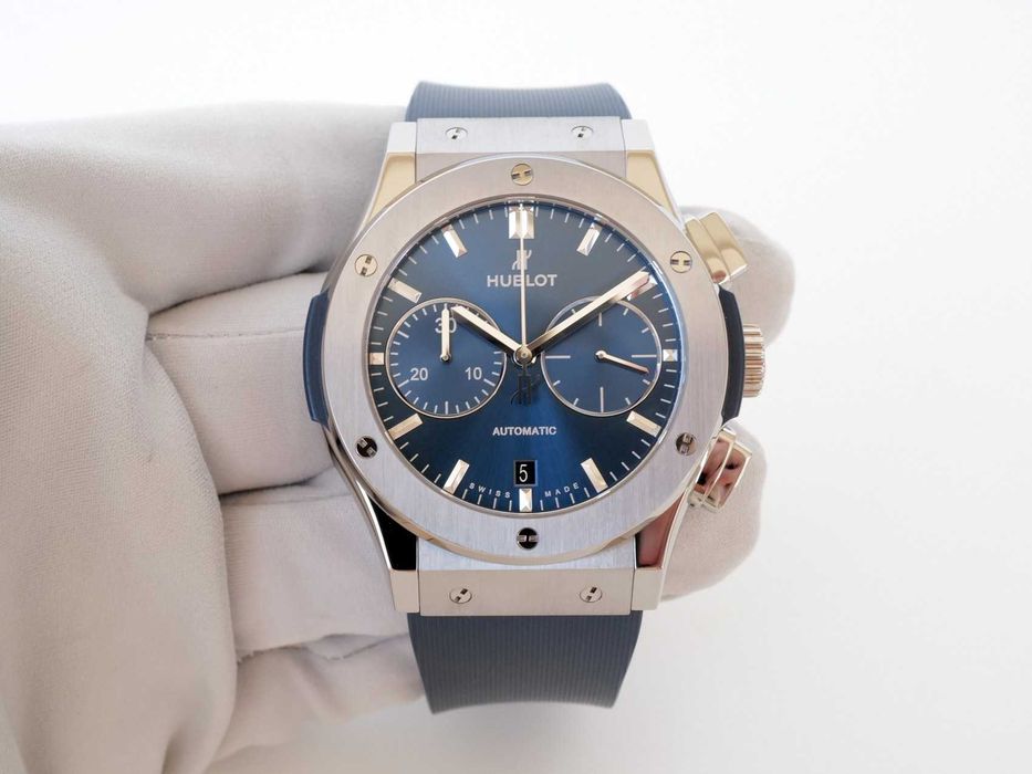 Classic Fusion Chronograph Titanium Blue 45mm