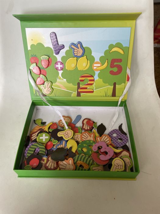 Jogo magnetico matematica - frutas