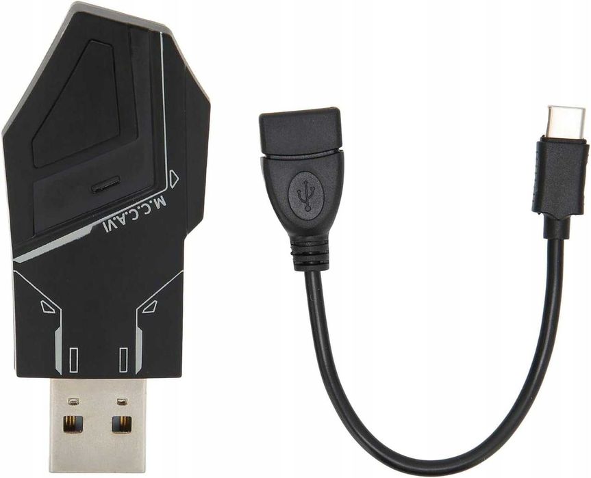 NALACAL Bezprzewodowy kontroler Adapter do PS5/4/3, Windowns