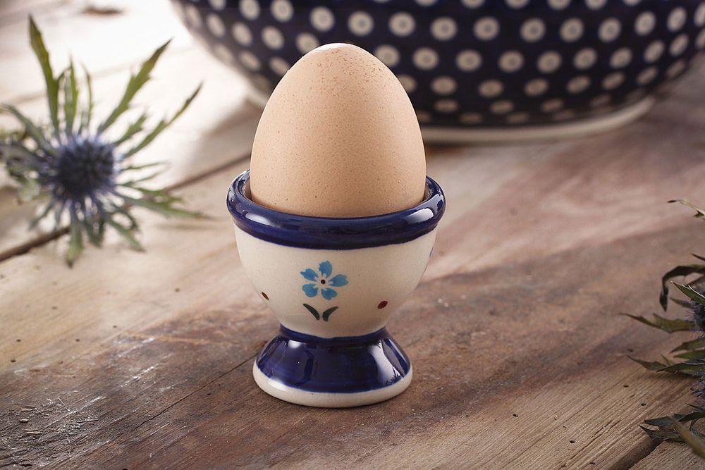 Kieliszek na jajko Bolesławiec - dek. 168A / ceramika sklep Poznań