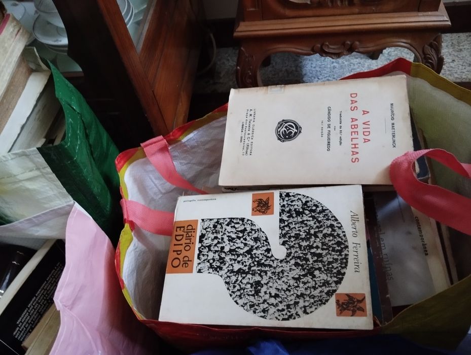 Biblioteca livros antigos e vintage
