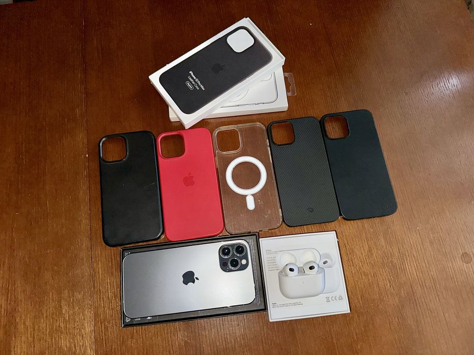 iPhone 12 Pro Max 256gb Stan idealny + AirPods 3gen gratis +Etui Apple