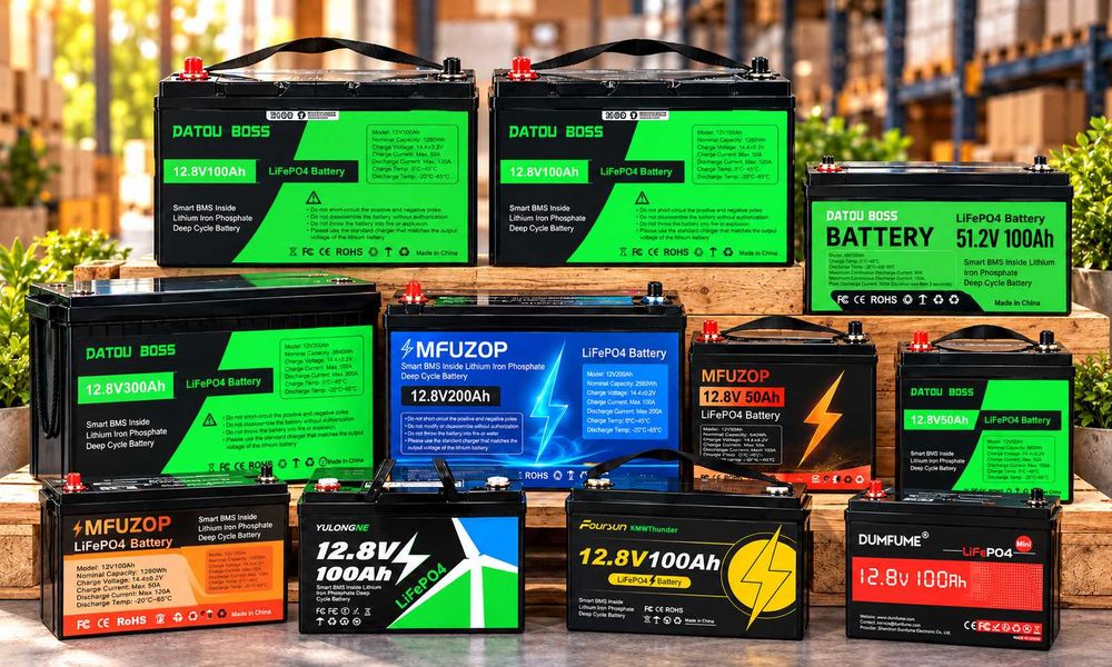 Аккумулятор  LiFePO4 12в 50, 100Ач, 200, 300(литий-железо-фосфатный) 12.8V с BMS ОПТ. БЕСПЛАТНАЯ ДОСТАВКА. «lifepo4 EVE» Выпуск 2026р.