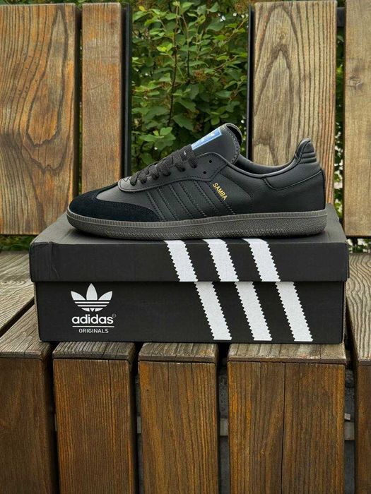 Кросівки Adidas Samba, чорні р41-45