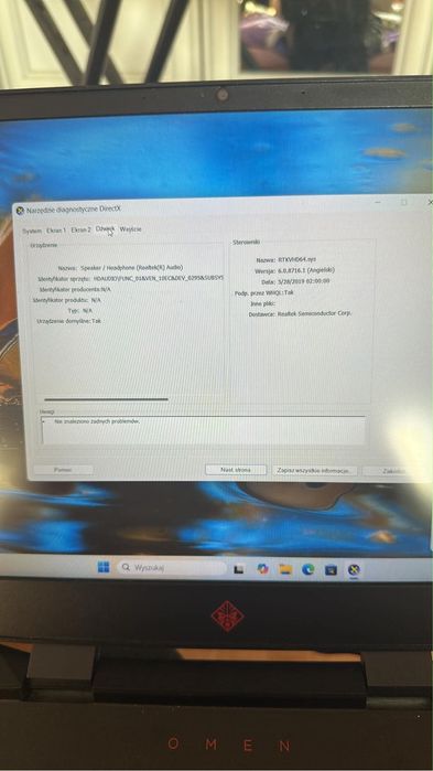 Laptop HP Omen gamingowy