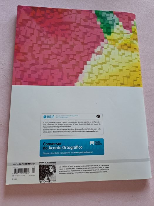 Caderno tarefas Matemática 8 ano - Matemática Dinâmica  8