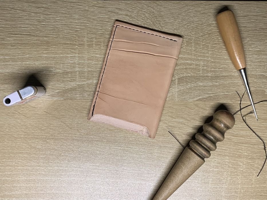 Skórzane etui na karty wizytówki - cardholder
