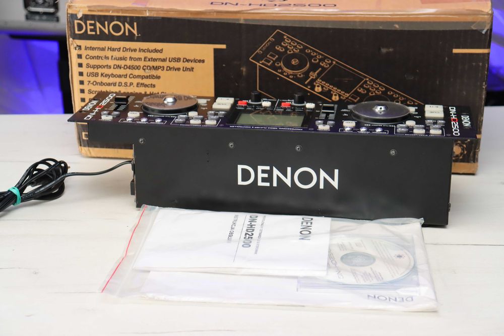 DENON DN-HD2500 Odtwarzacz DJ MP3 USB z twardym dyskiem Rack Japoński