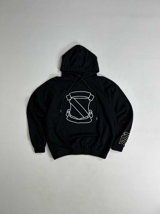 Худі Number (N)ine Shield black чорна худи черная кофта