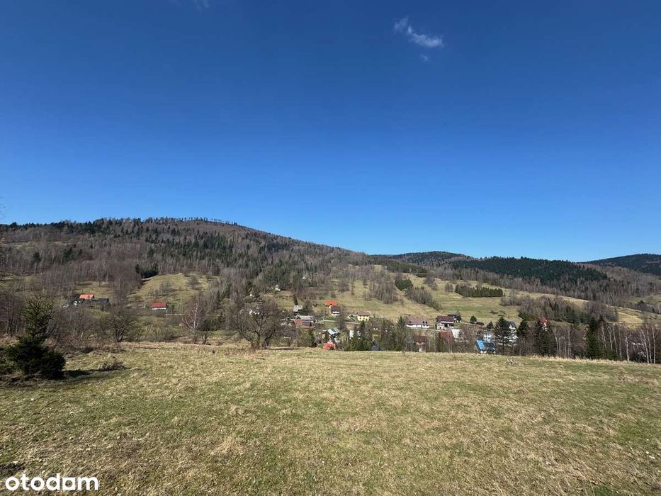 Piękna widokowa działka idealna na rekreację !
