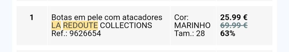Botas NUNCA USADAS pele/atacadores
