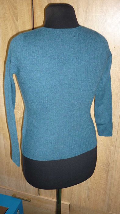 Max Studio- wełniany sweter r; M 100% merino