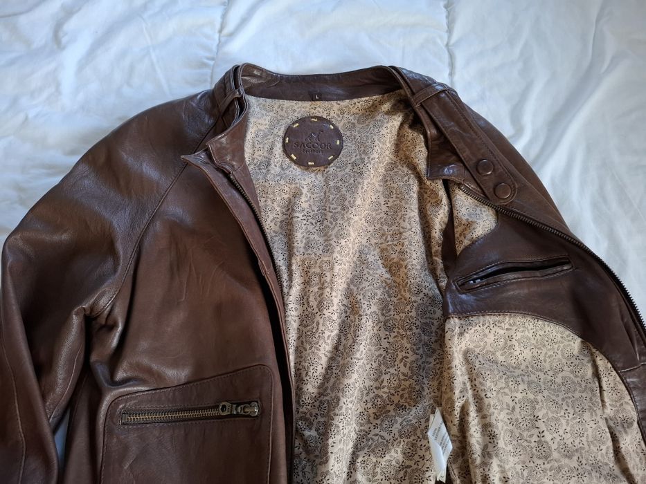 Casaco cabedal senhora