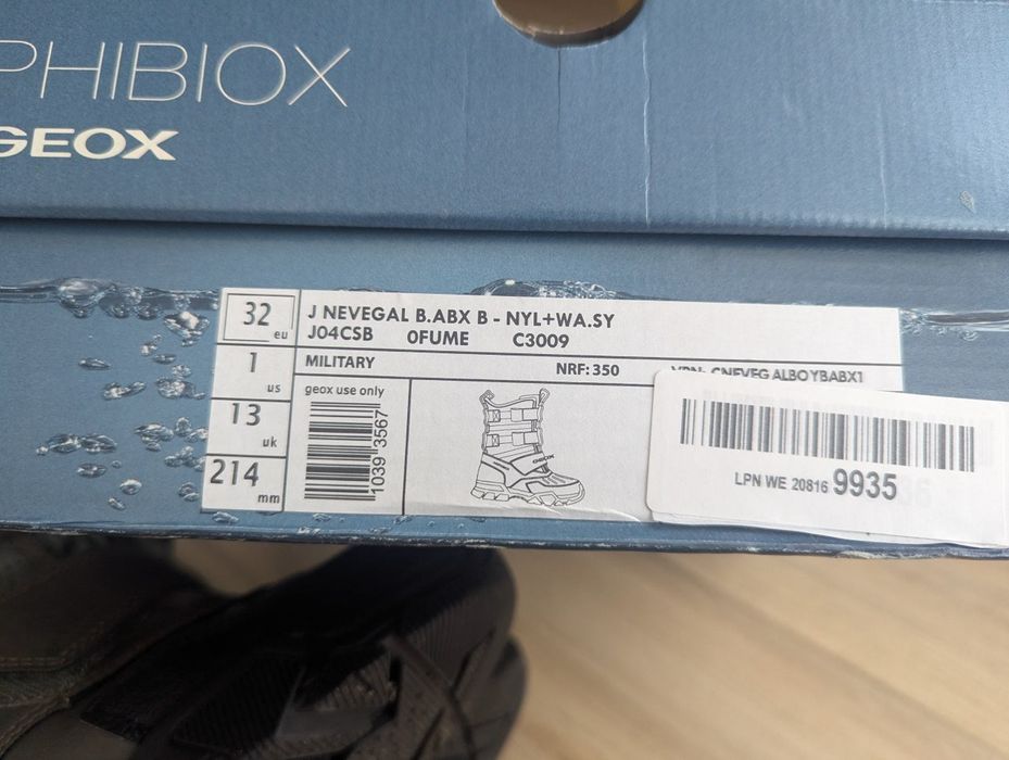 Чобітки Geox, 32р