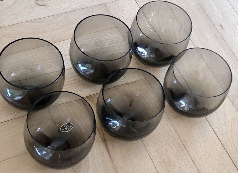 Szkło Moser kieliszki Rudolf Eschler Moser Culbuto