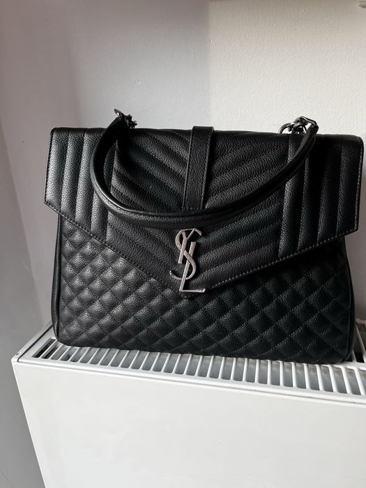 Yves Saint Laurent collage torebka czarna