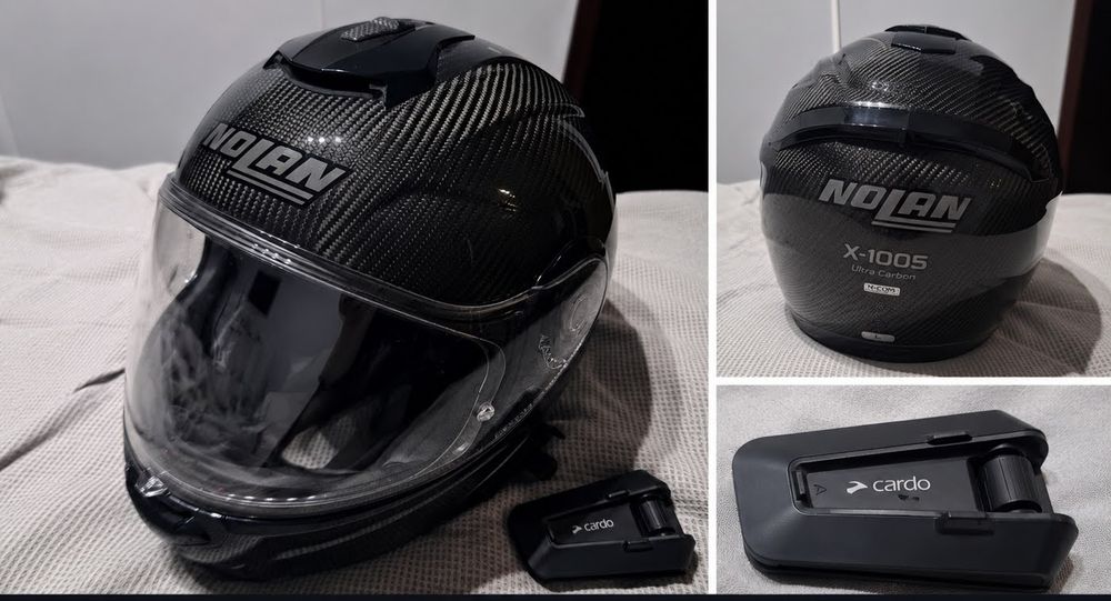 Capacete Nolan + Cardo Freecom 4x