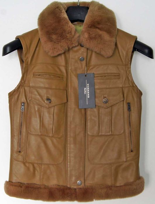 Nowa skórzana kurtka Max Mara