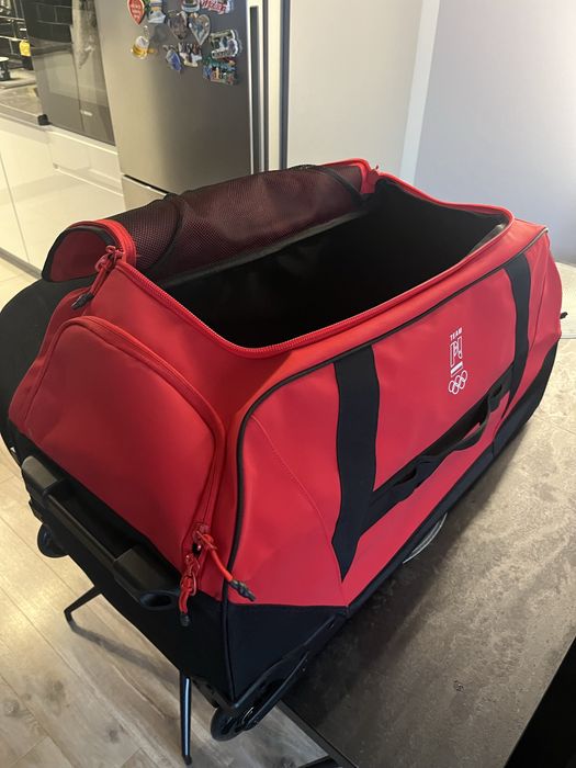 Torba adidas NOC Polska Trolly L - Czerwony, nowa z metką