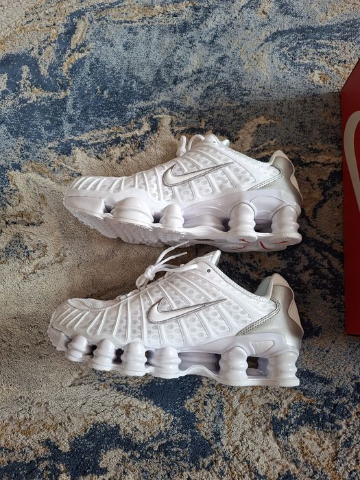 Buty Nike Shox TL White Metallic Silver r.42.5