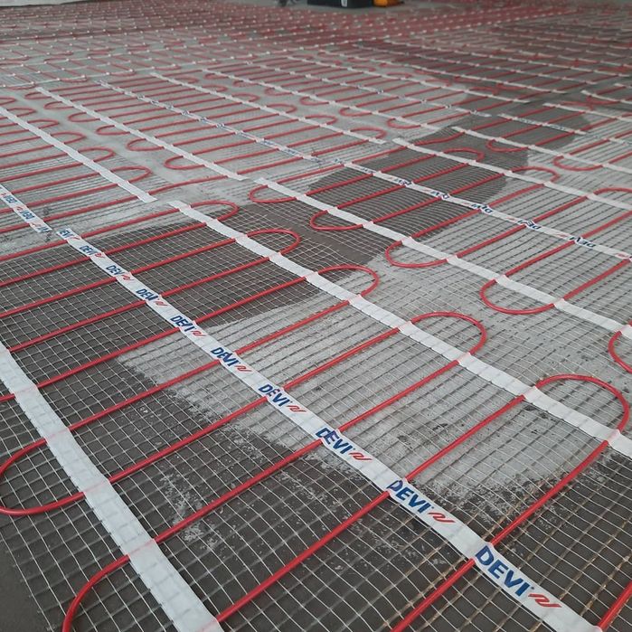 Електрична тепла підлога Fenix мат під плитку, кабель. Теплый пол.