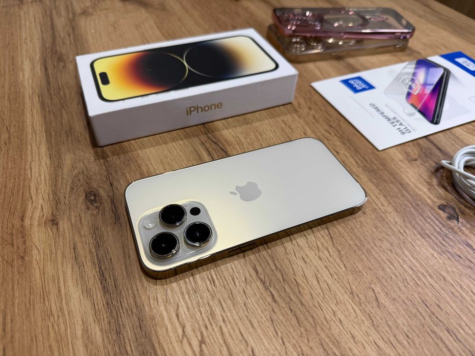 Okazja!!! Iphone 14 Pro - Złoty Super Stan! Gwarancja! Polecam!