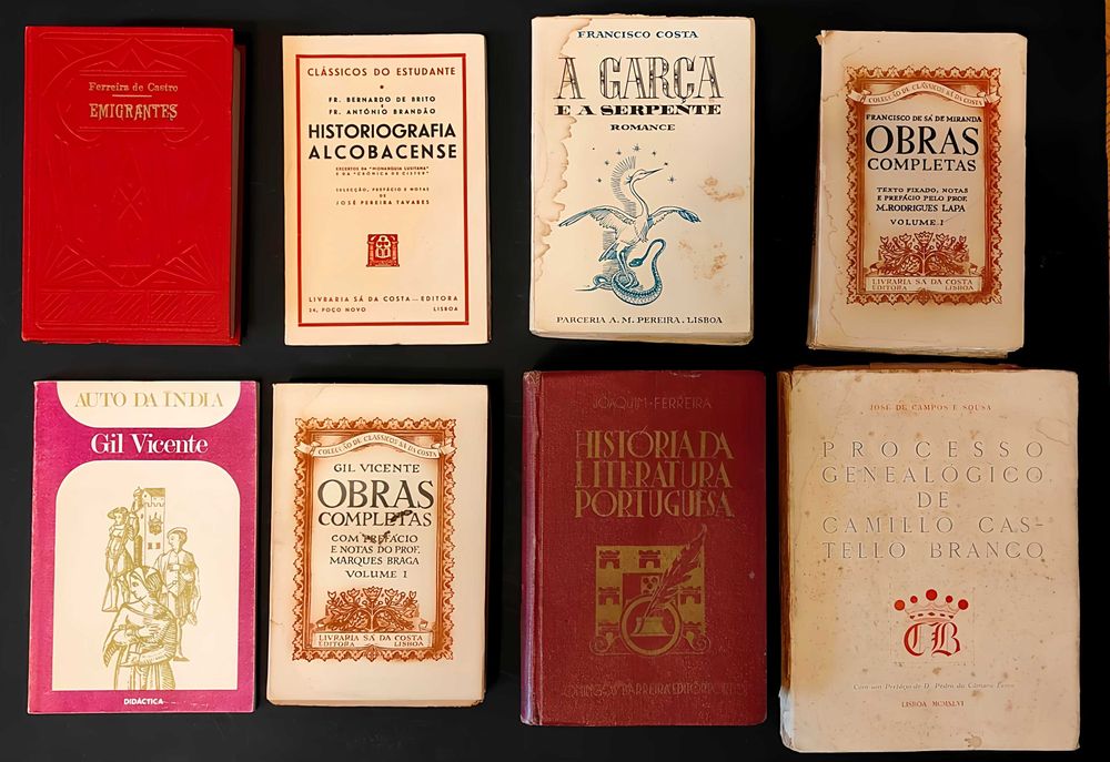34 livros, raríssimas edições. Lote, apenas 146€!