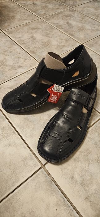 NOWE Sandały męskie skórzane Rieker