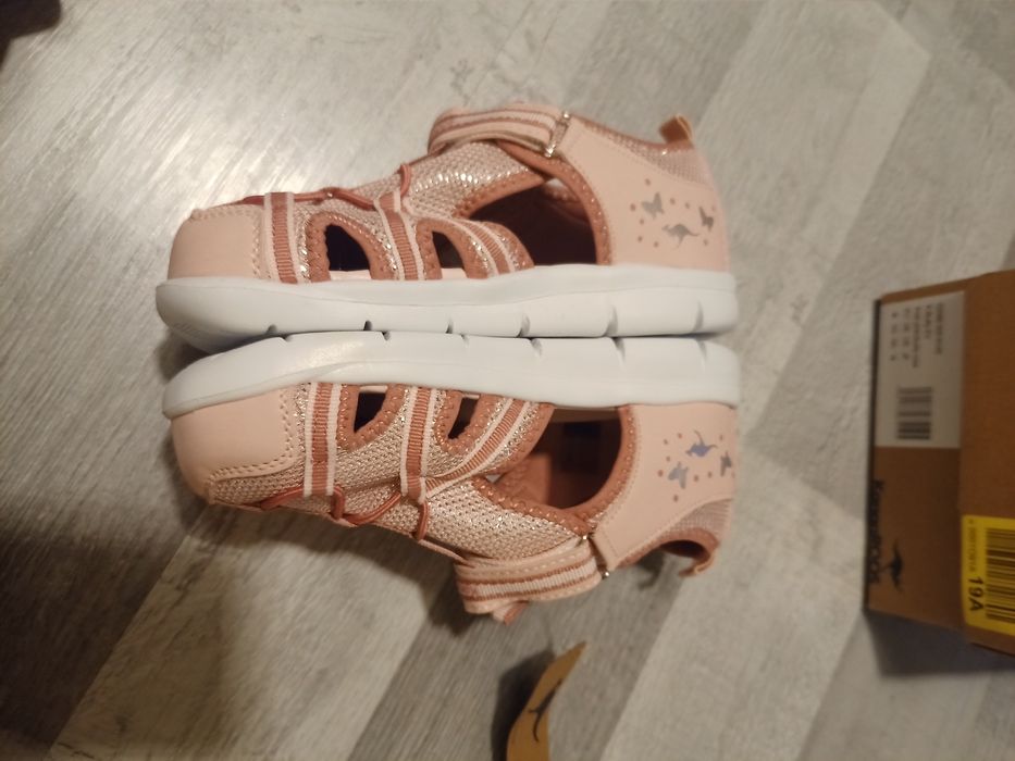 Nowe Sportowe sandały 30 wkładka 19 cm kangaroos k-butty rzepy,
