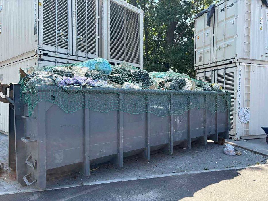 Вывоз строительного мусора контейнером Вивіз будівельного сміття