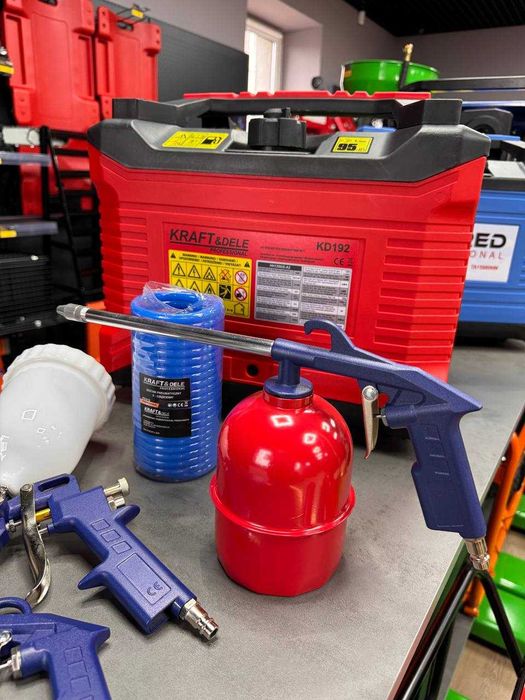 Набір пневмоінструментів для компресора 5 од. Kraft Dele KD410