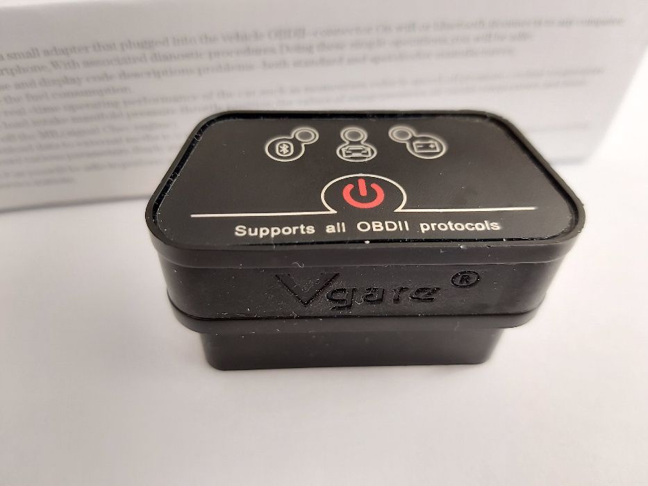 VGate iCar 2 Bluetooth Black, OBD2 сканер, диагностика, ELM327