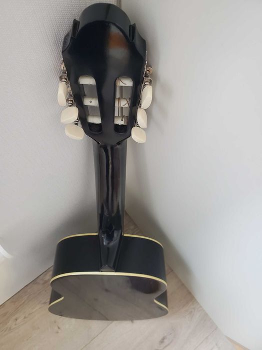 3/4 класична гітара чорна для дітей до 12 років