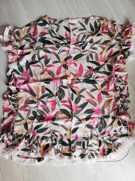Túnica estampada beachwear