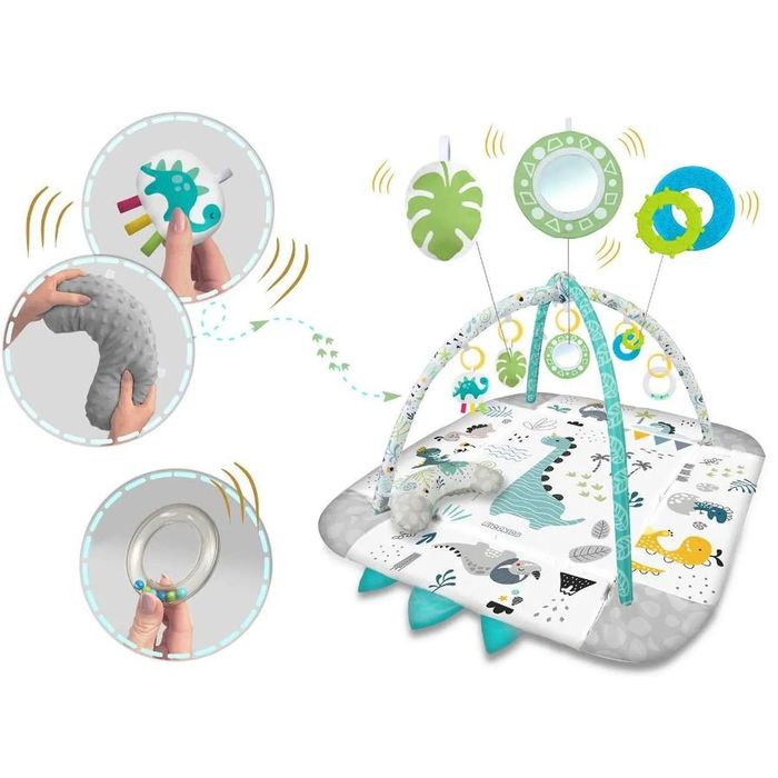 Ricokids mata edukacyjna interaktywna Nessi 110x100 cm 3w1 pałąki