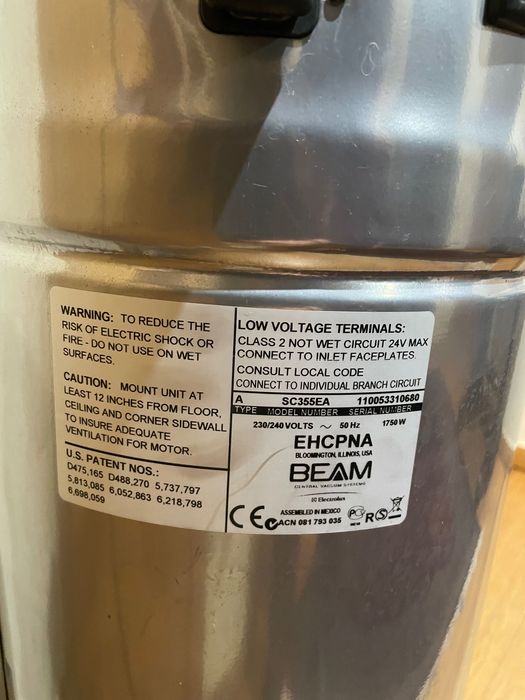 Aspirador Central Electrolux BEAM – Série Platinum