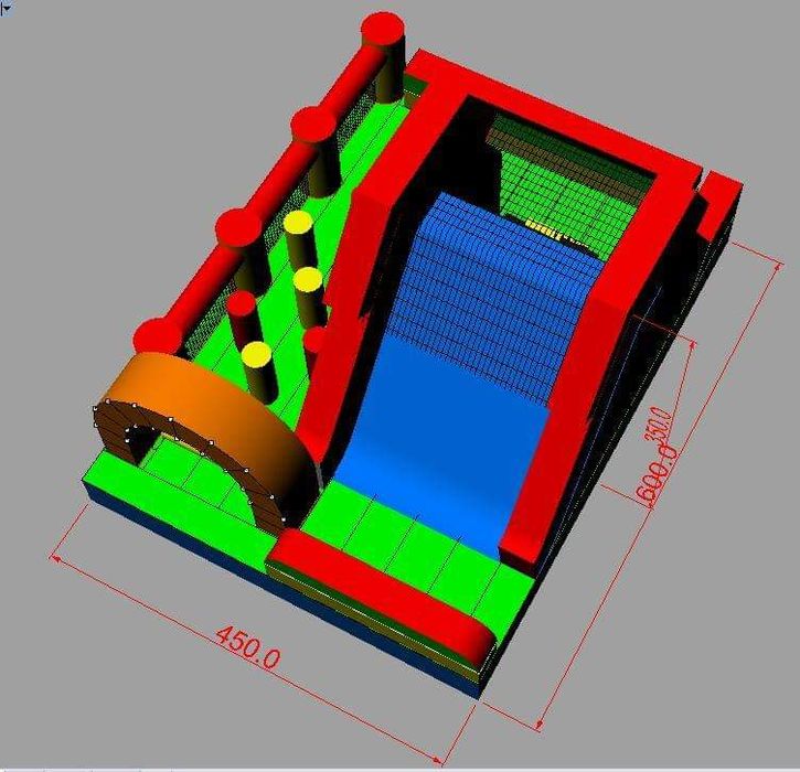 Insuflável Pista obstáculos (Novo)