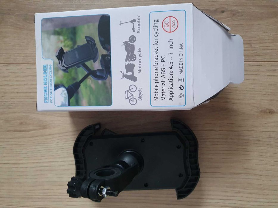 Uchwyt do smartfona na kierownicę roweru, wózka, hulajnogi, itp