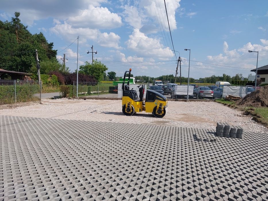 Budowa dróg, drogi dojazdowe, tymczasowe, roboty drogowe, brukarstwo