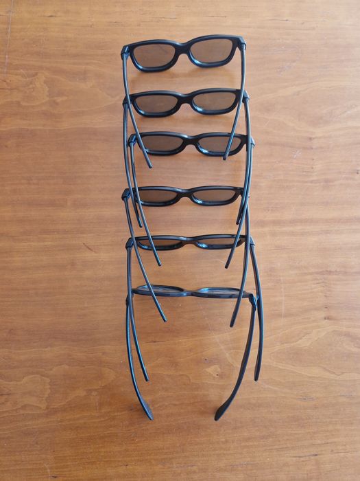 Óculos 3 D "Real D" - 6 unidades.