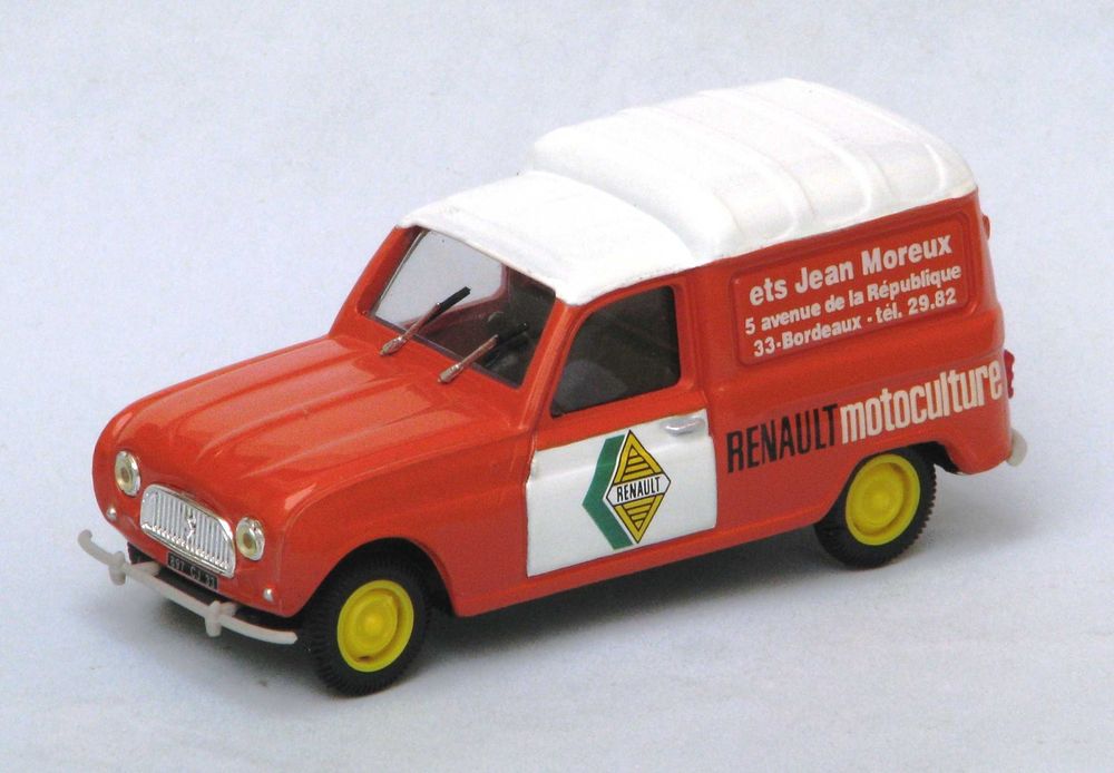 Renault 4 F4 Motoculture 1963 Norev 1/43 c/ caixa