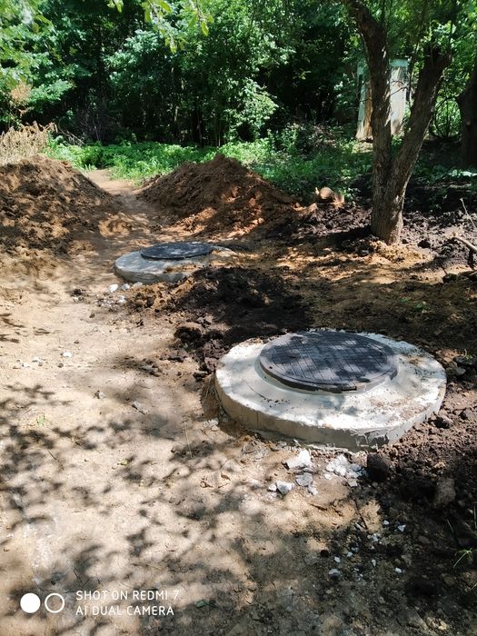 Яма сливная/выгребная-переливная(прыямок)под ключ