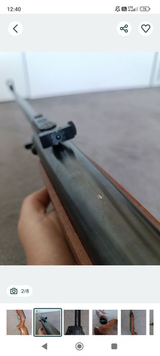 Kolba karabinek pneumatyczny