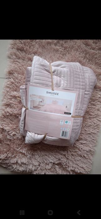 Narzuta na łóżko nowa Smukee, narzuta aksamitna, welwetowa