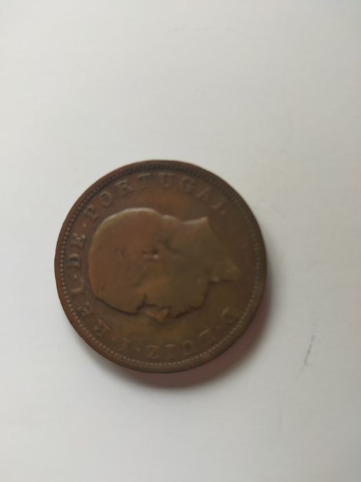 Moeda xx reis rei d. Luiz L 1883